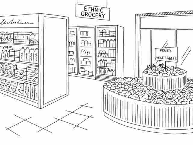 Ethnic grocery store