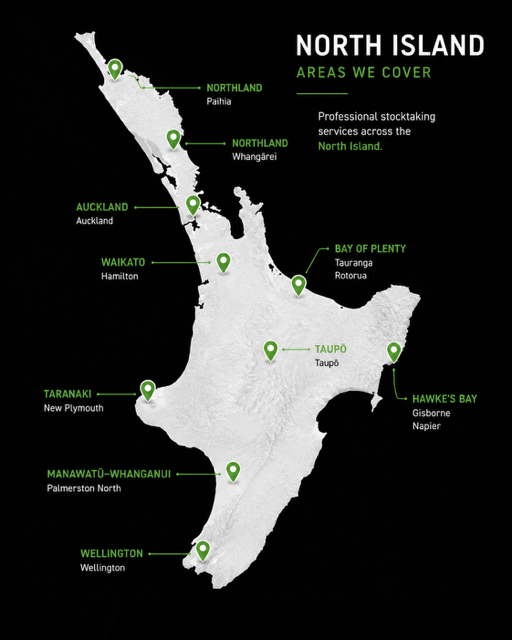 Areas we service across New Zealand