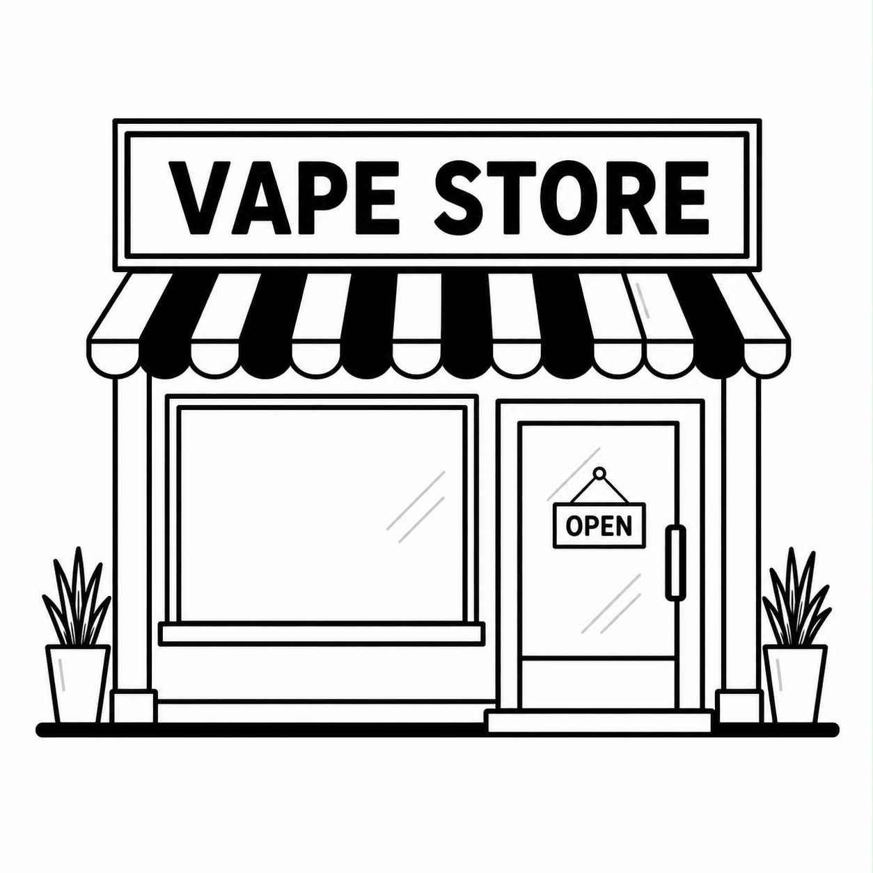 Vape shop interior